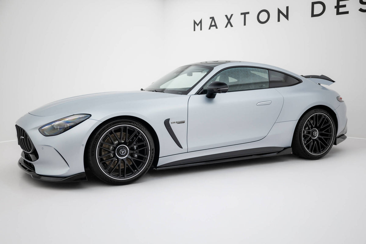 Street+ Seitenschweller Leisten V.2 passend für Mercedes-AMG GT 63 / 55 / 63 S E Performance C192 schwarz Hochglanz – Ansicht 1