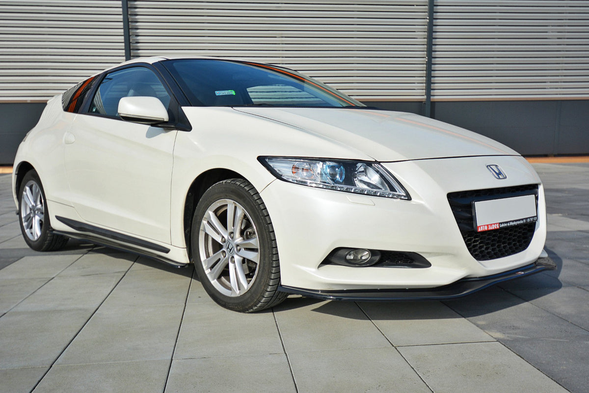 Street+ Seitenschweller Leisten passend für HONDA CR-Z schwarz Hochglanz – Ansicht 1
