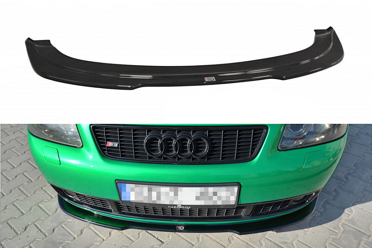 Street+ Spoilerlippe Front Ansatz passend für AUDI S3 8L schwarz Hochglanz – Ansicht 2