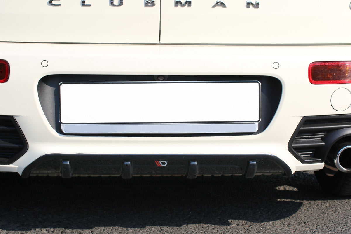 Diffusor Heck Ansatz passend für MINI CLUBMAN S MK2 (F54) JCW schwarz Hochglanz – Ansicht 1