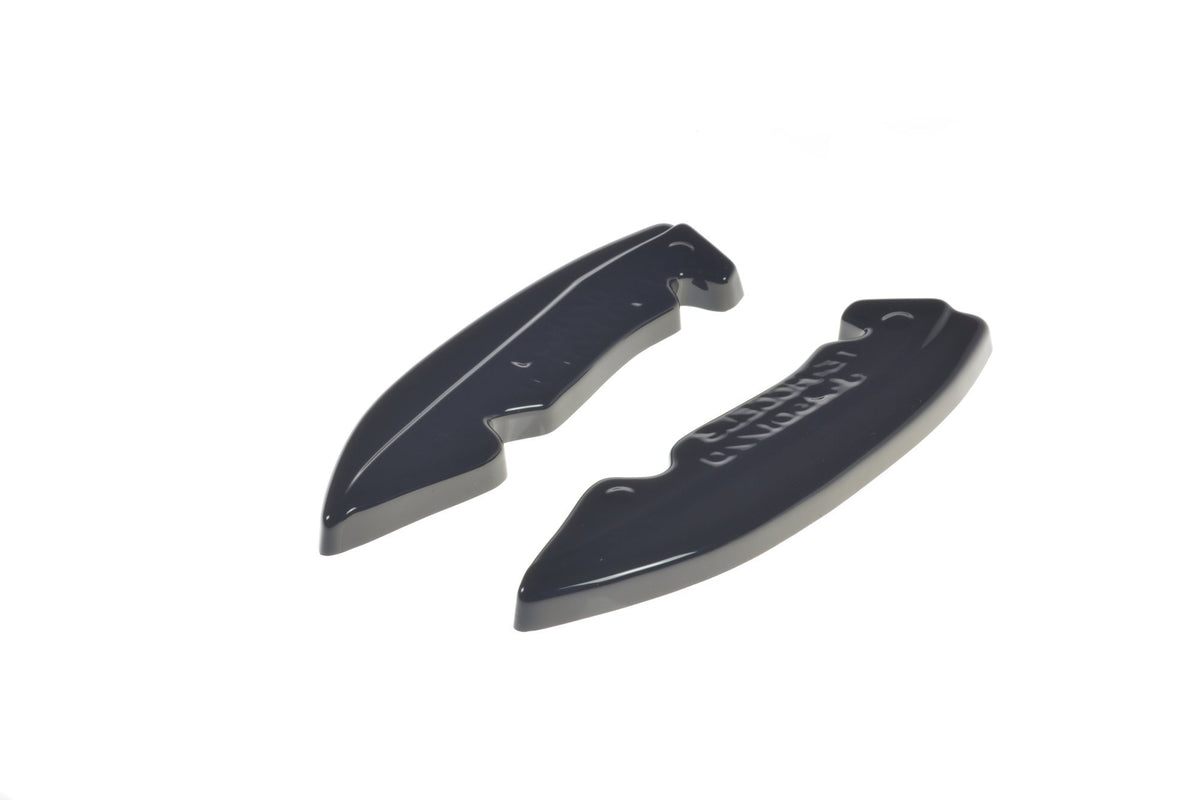 Heck Ansatz Flaps Diffusor passend für Tesla Model 3 schwarz Hochglanz – Ansicht 7