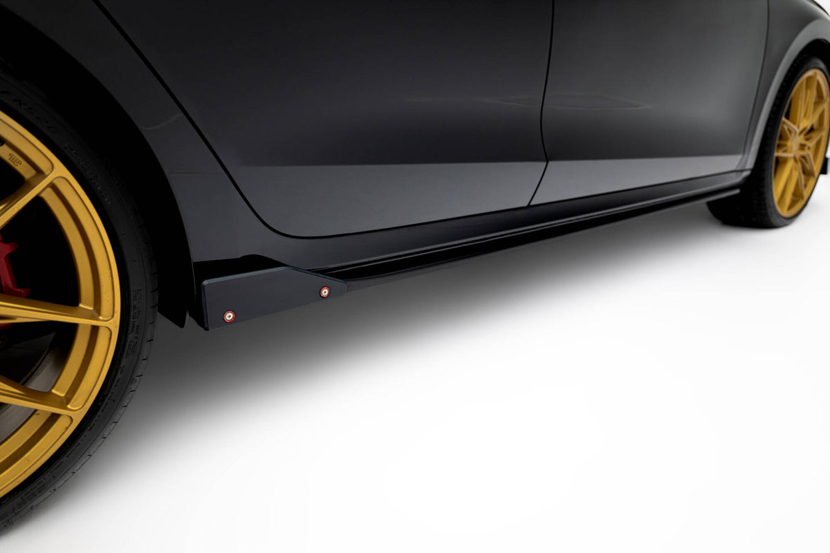 Street+ Seitenschweller Leisten V.2 passend für + Flaps passend für Skoda Octavia RS Liftback / Combi Mk4 Facelift – Ansicht 1