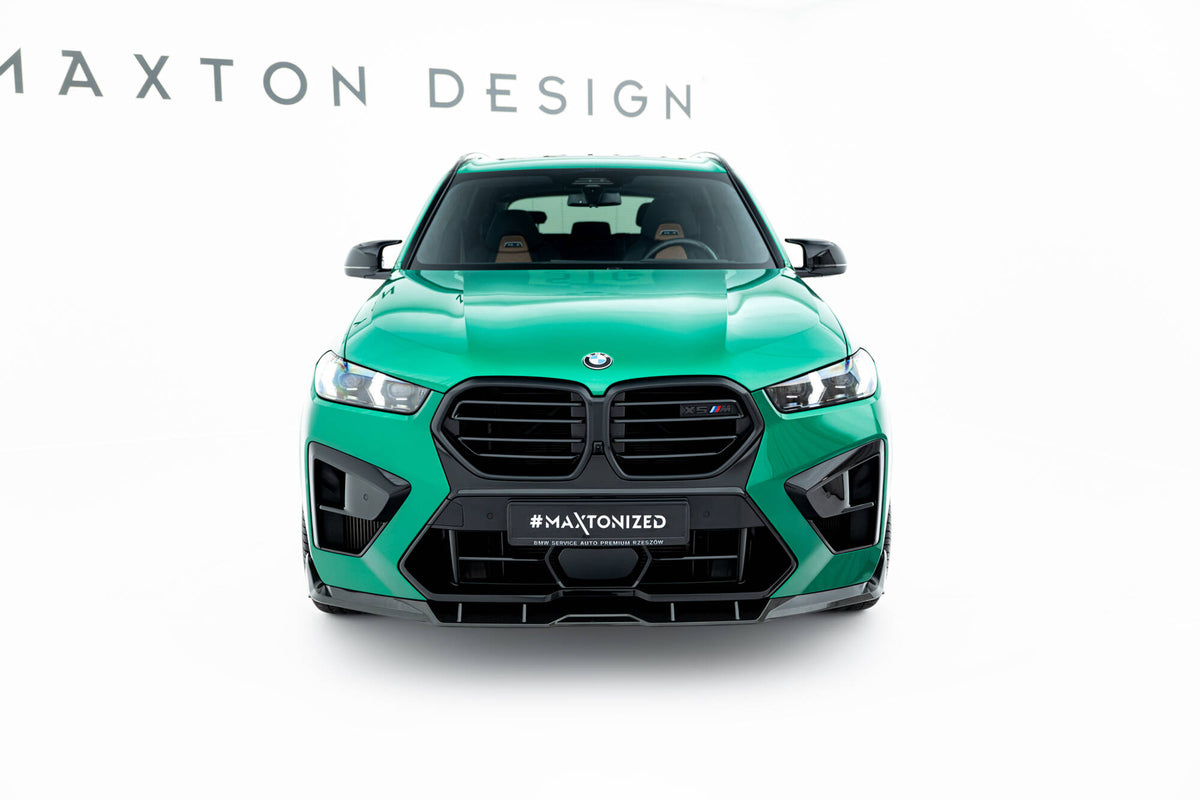 Prepreg Carbon Fiber Street+ Spoilerlippe Front Ansatz passend für BMW X5 M F95 Facelift – Ansicht 8