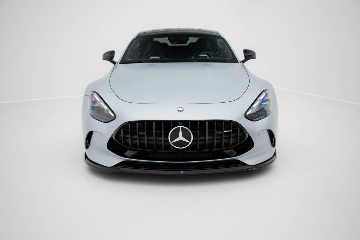 Street+ Spoilerlippe Front Ansatz V.1 passend für Mercedes-AMG GT 63 / 55 / 63 S E Performance C192 schwarz Hochglanz – Ansicht 1