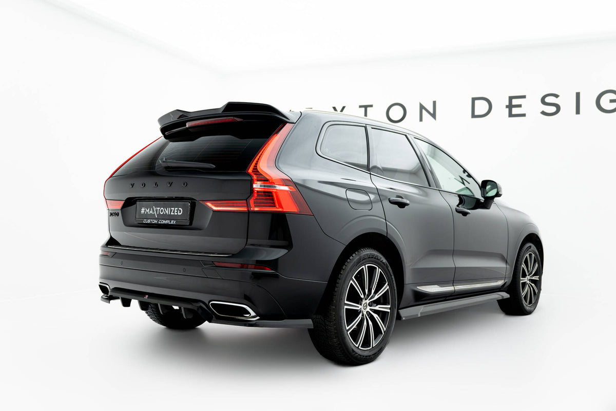 Street+ Mittlerer Diffusor RACE passend für Volvo XC60 Mk2 schwarz Hochglanz – Ansicht 1