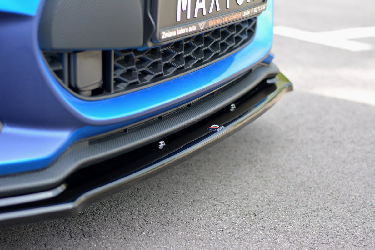 Street+ Spoilerlippe Front Ansatz V.1 passend für SUZUKI SWIFT 6 SPORT schwarz Hochglanz – Ansicht 3