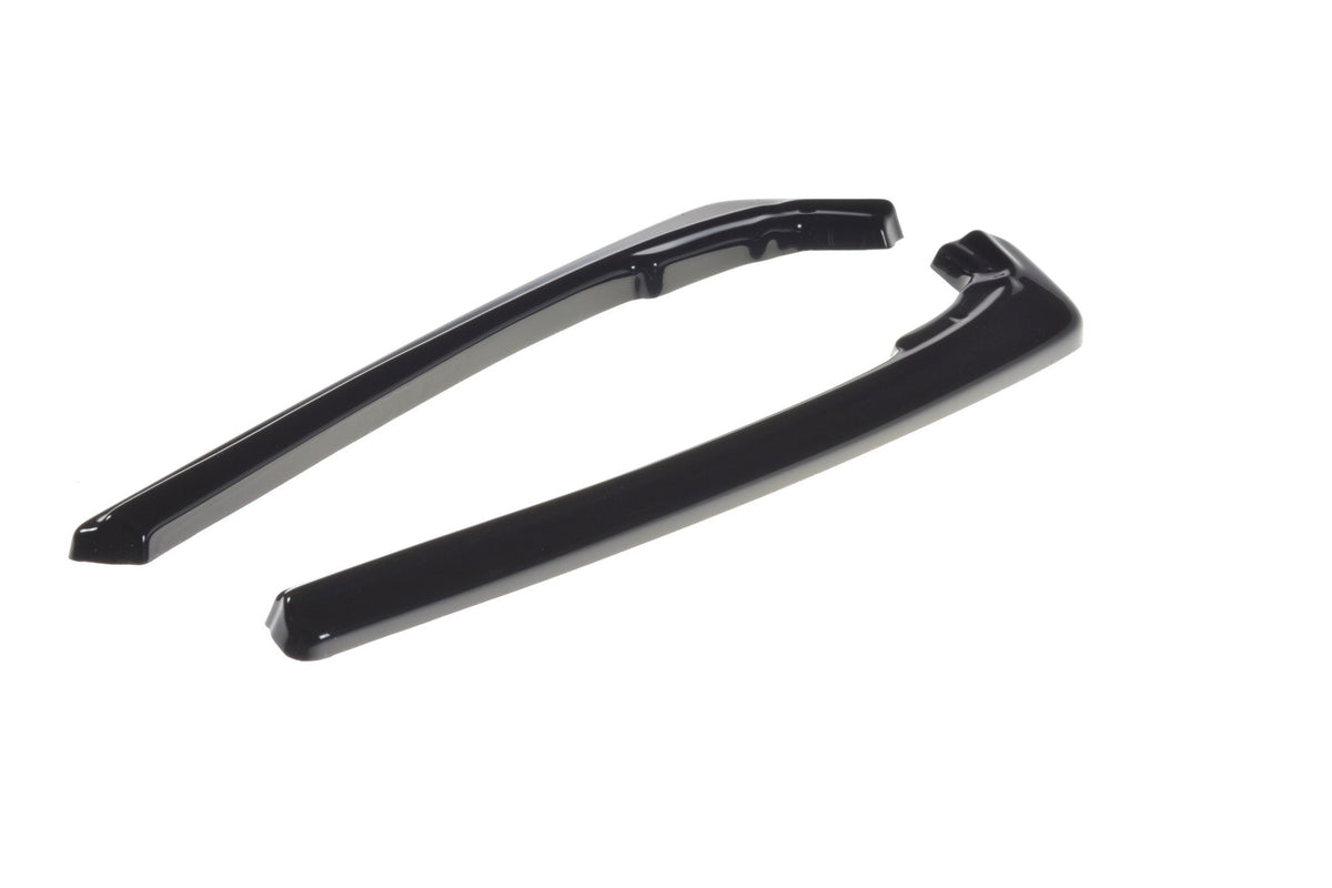 Heck Ansatz Flaps Diffusor passend für BMW 6er GRAN COUPÉ schwarz Hochglanz – Ansicht 6