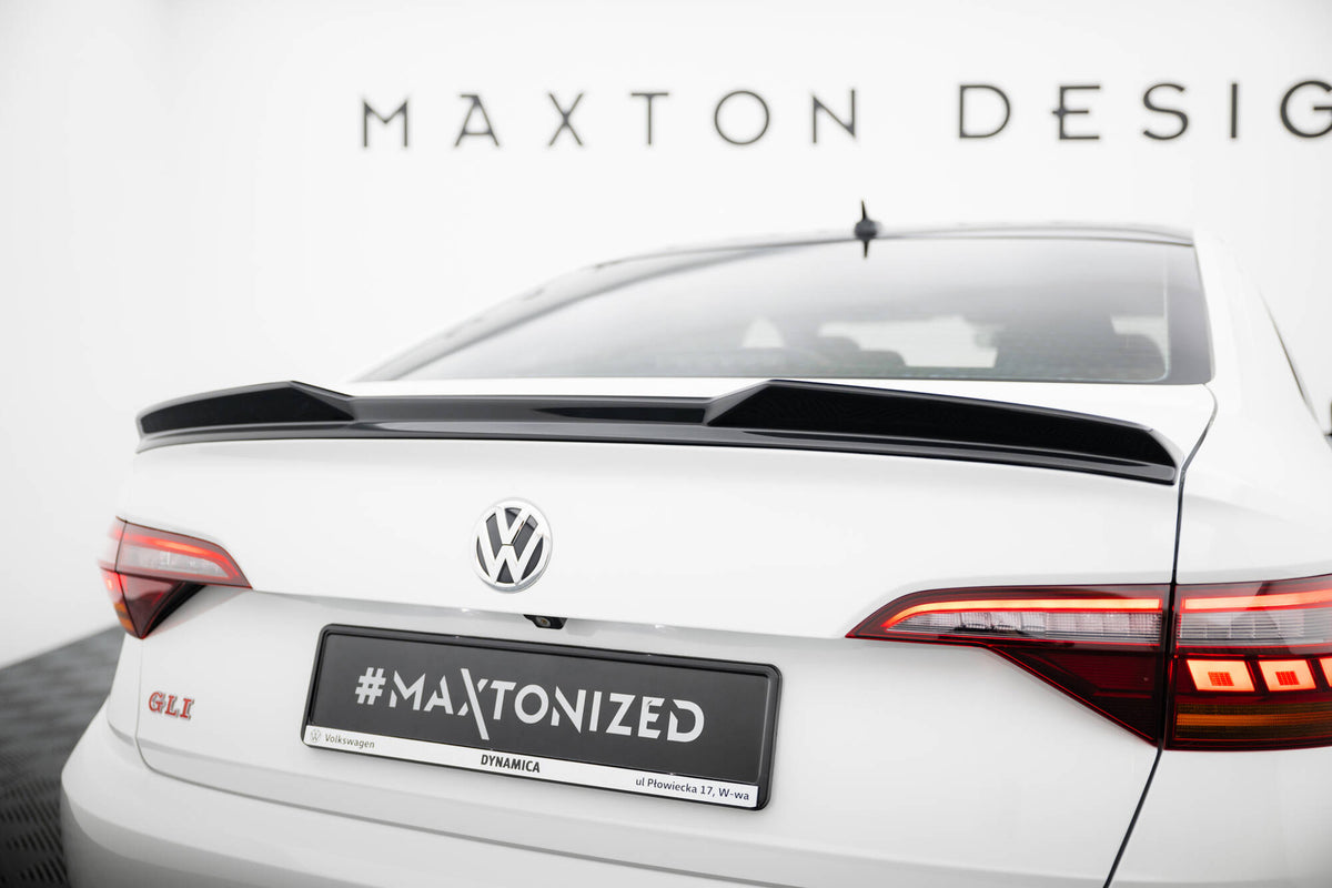 Heckspoiler Lippe 3D VW Jetta GLI Mk7 schwarz Hochglanz – Ansicht 6