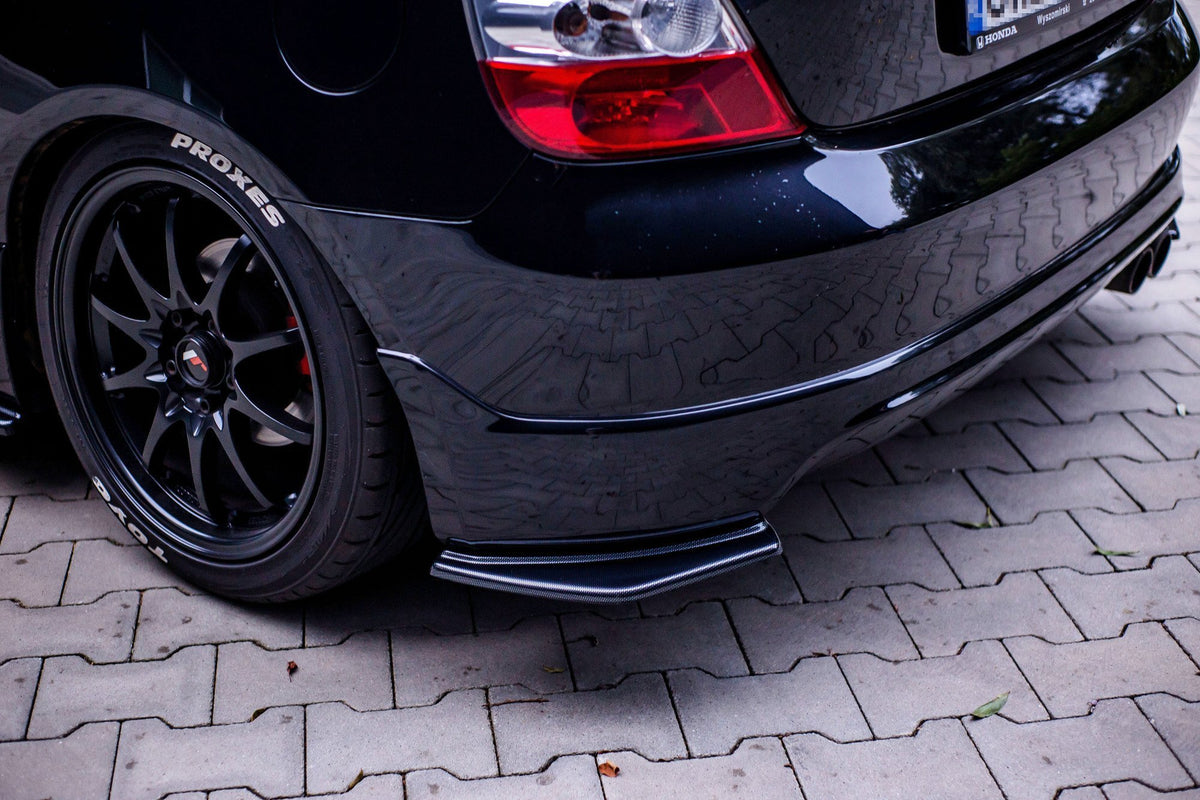 Heck Ansatz Flaps Diffusor passend für AUDI HONDA CIVIC EP3 (MK7) TYPE-R/S FACELIFT schwarz Hochglanz – Ansicht 4