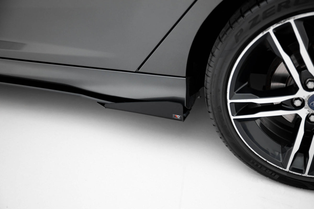 Seitenschweller Flaps passend für Ford Focus ST Mk3 Facelift schwarz Hochglanz – Ansicht 5