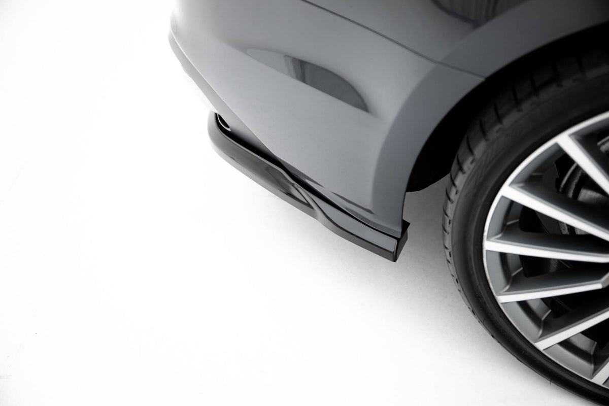 Street+ Mittlerer Diffusor RACE passend für Audi A5 F5 Facelift schwarz Hochglanz – Ansicht 3
