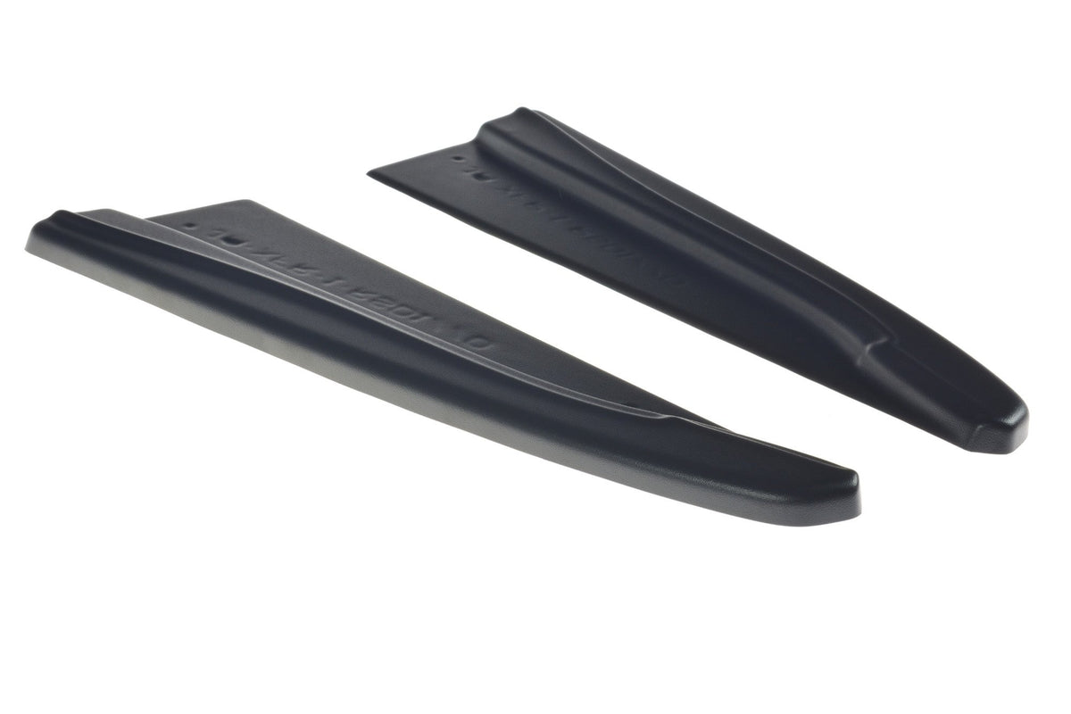 Heck Ansatz Flaps Diffusor passend für Jaguar XF-R Mk1 schwarz Hochglanz – Ansicht 5