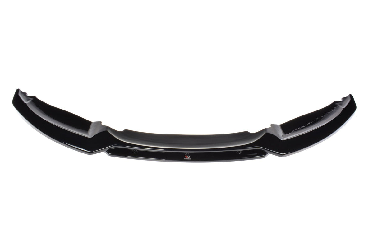 Street+ Spoilerlippe Front Ansatz V.1 passend für BMW 1er M-Paket E82 Facelift schwarz Hochglanz – Ansicht 5