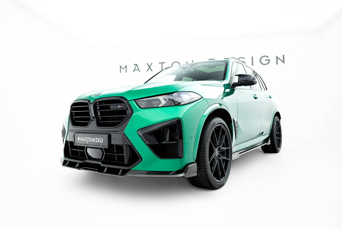 Prepreg Carbon Fiber Street+ Spoilerlippe Front Ansatz passend für BMW X5 M F95 Facelift – Ansicht 5
