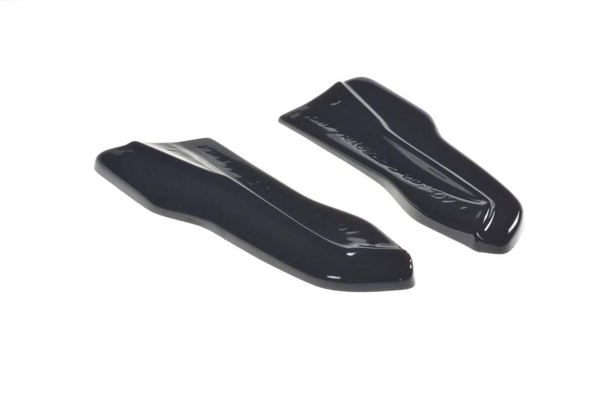 Heck Ansatz Flaps Diffusor passend für Volvo V40 R-design schwarz Hochglanz – Ansicht 6