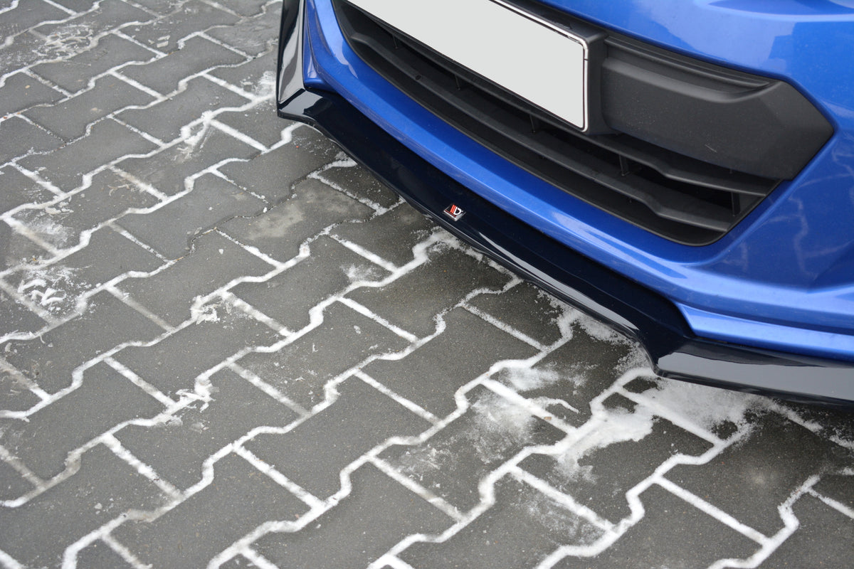 Street+ Spoilerlippe Front Ansatz V.3 passend für Subaru BRZ Mk1 Facelift schwarz Hochglanz – Ansicht 4