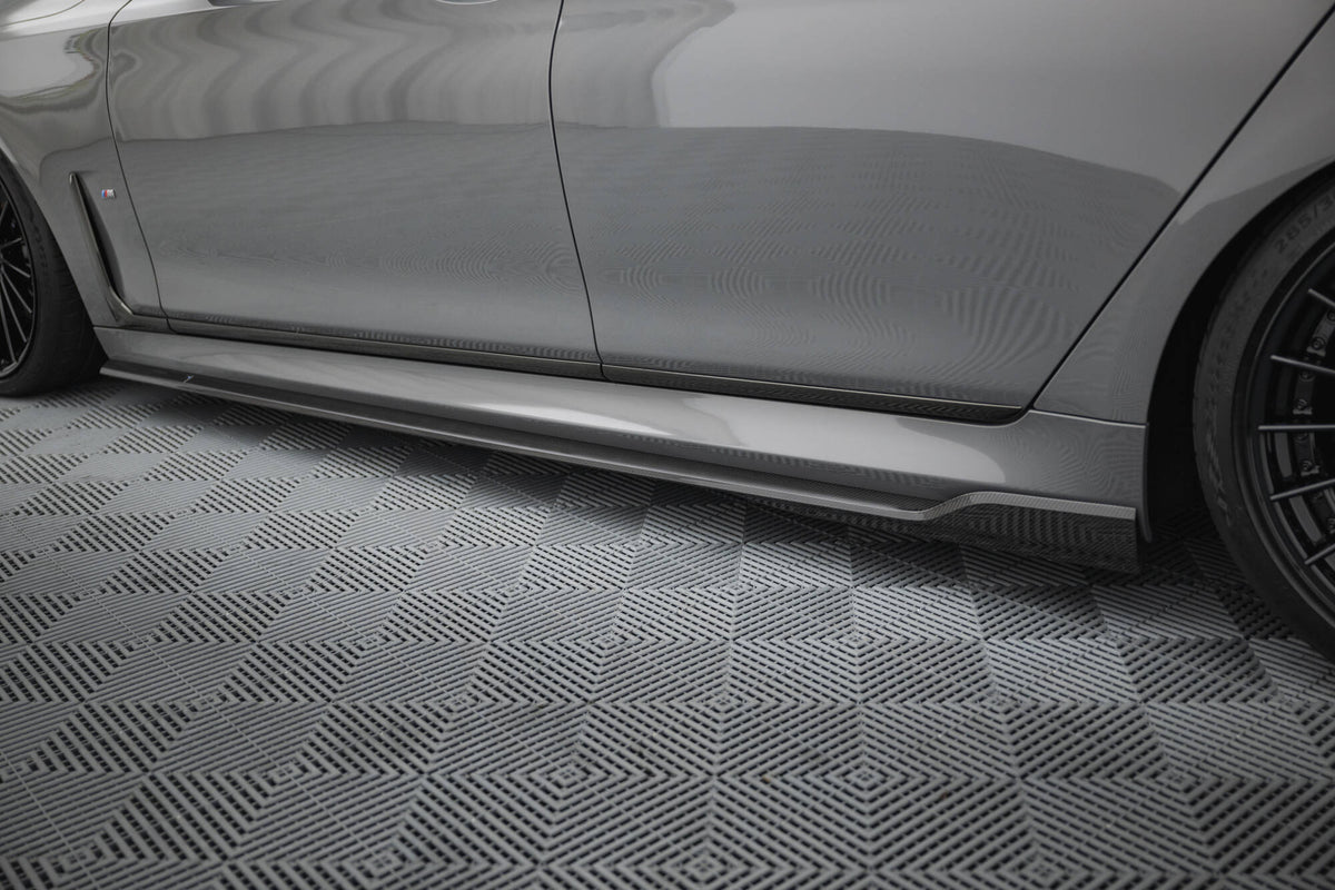 Prepreg Carbon Fiber Seitenschweller BMW 7 M-Paket G11 Facelift – Ansicht 4