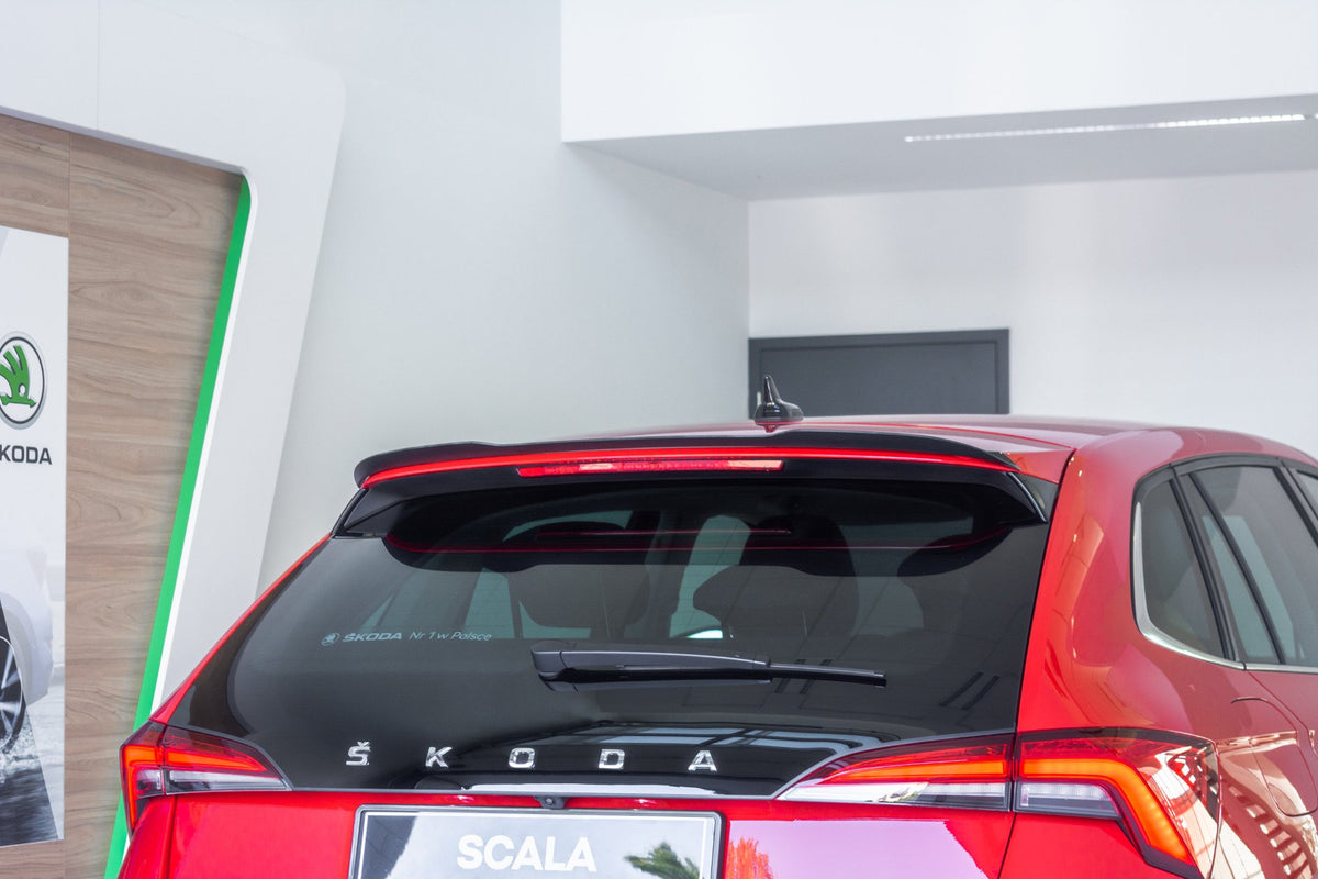 Heckspoiler Lippe Skoda Scala Image Scala schwarz Hochglanz – Ansicht 4
