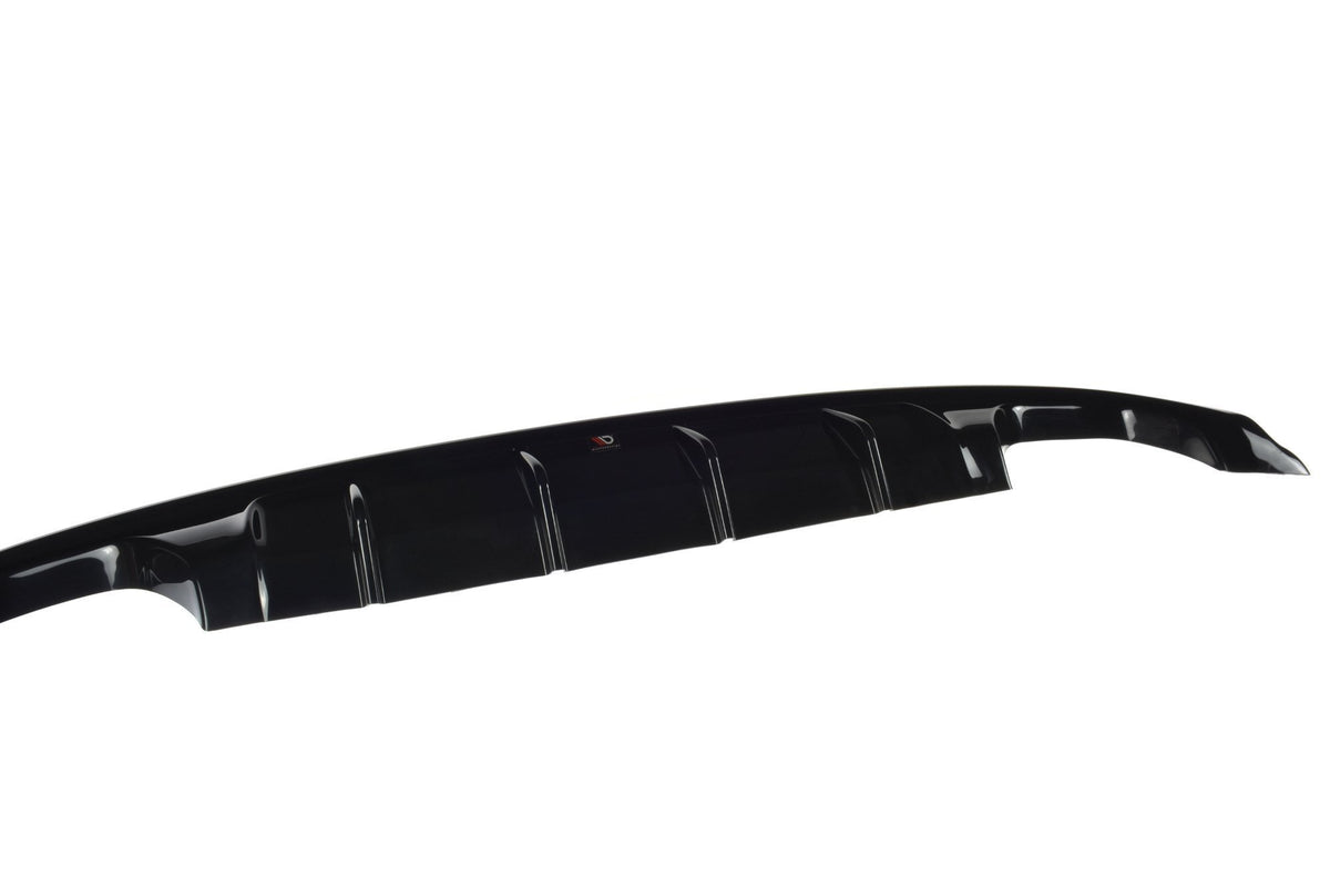 Diffusor Heck Ansatz passend für Ford Focus Hatchabck ST-Line schwarz Hochglanz – Ansicht 8