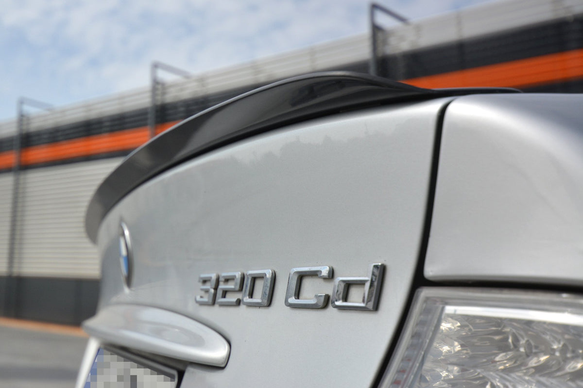 Heckspoiler Lippe BMW 3er E46 COUPE vor Facelift schwarz Hochglanz – Ansicht 3