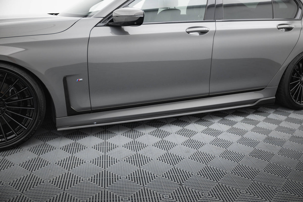 Prepreg Carbon Fiber Seitenschweller BMW 7 M-Paket G11 Facelift – Ansicht 3