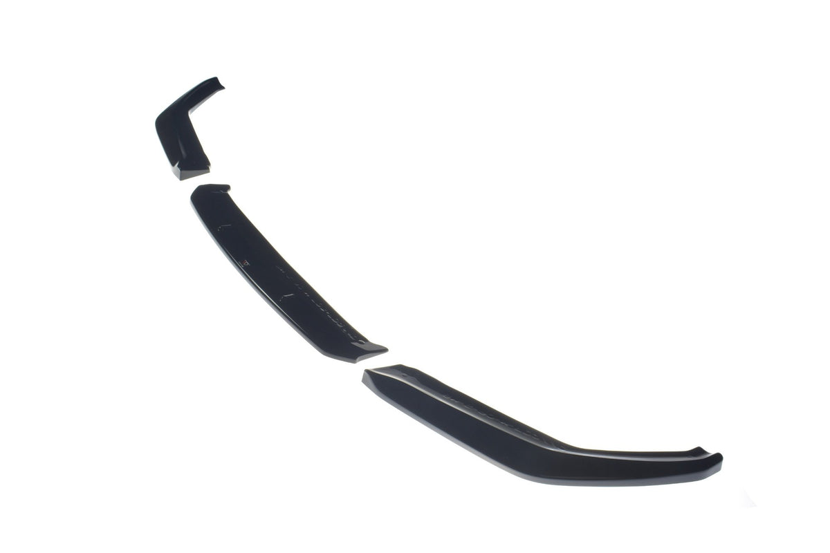 Street+ Spoilerlippe Front Ansatz V.2 passend für BMW M5 F90 schwarz Hochglanz – Ansicht 5