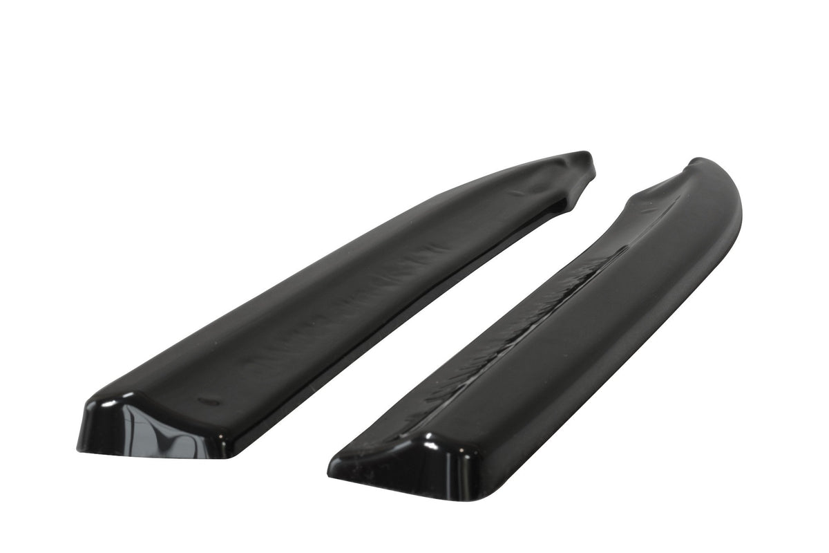 Heck Ansatz Flaps Diffusor passend für Mercedes-Benz E63 AMG W212  schwarz Hochglanz – Ansicht 6