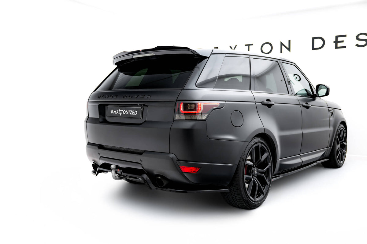 Street+ Mittlerer Diffusor RACE passend für Land Rover Range Rover Sport Mk2 schwarz Hochglanz – Ansicht 1