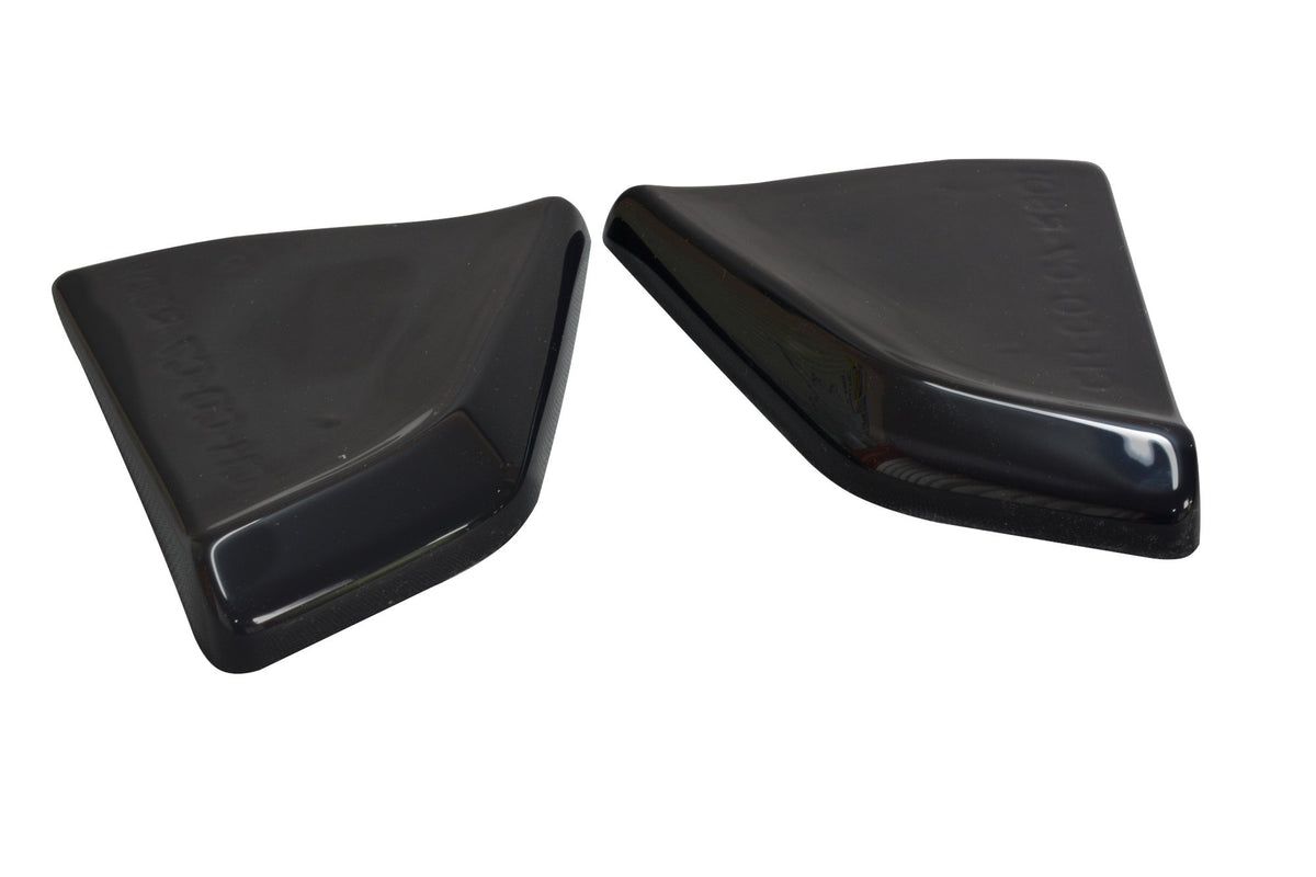 Heck Ansatz Flaps Diffusor passend für Chevrolet Corvette Stingray C7 schwarz Hochglanz – Ansicht 5