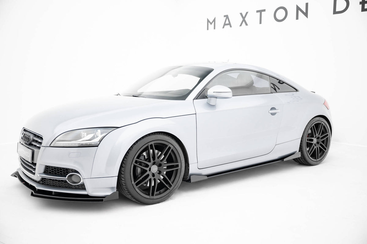 Seitenschweller Flaps passend für Audi TT S / TT S-Line 8J Facelift schwarz Hochglanz – Ansicht 4