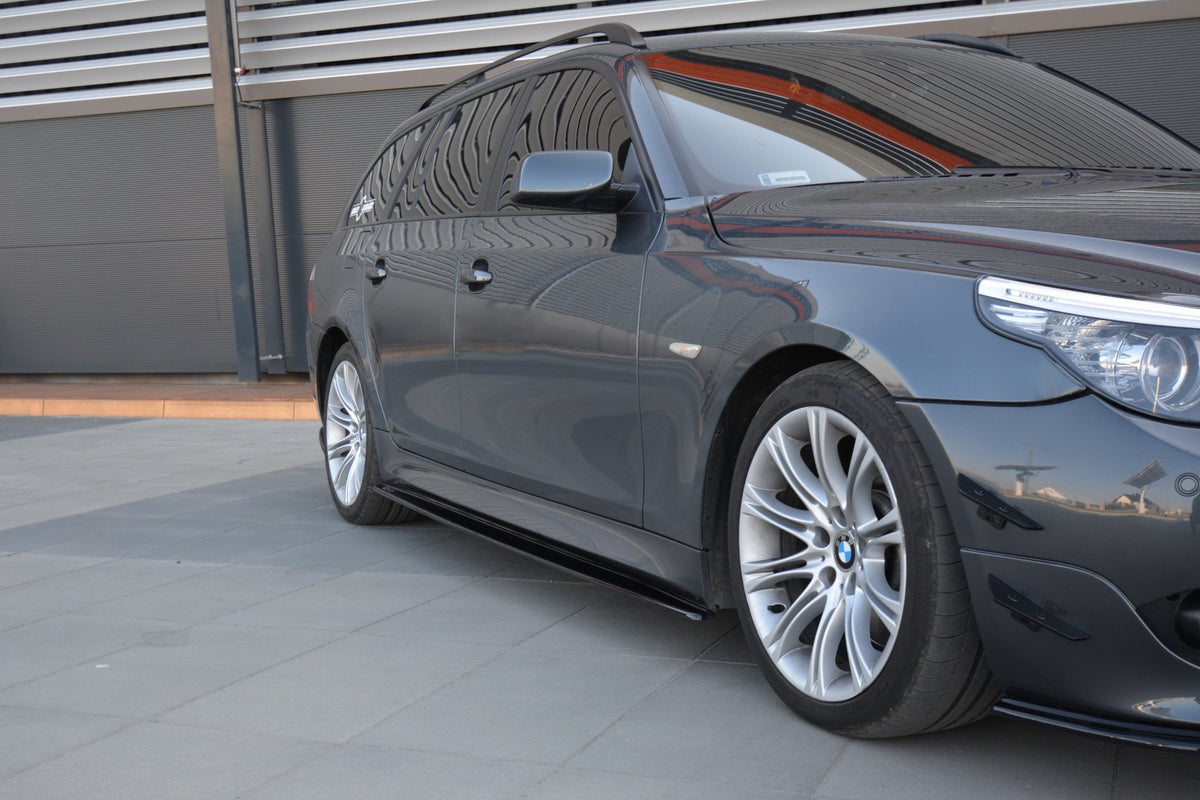 Street+ Seitenschweller Leisten passend für BMW 5er E60/61 M Paket schwarz Hochglanz – Ansicht 3