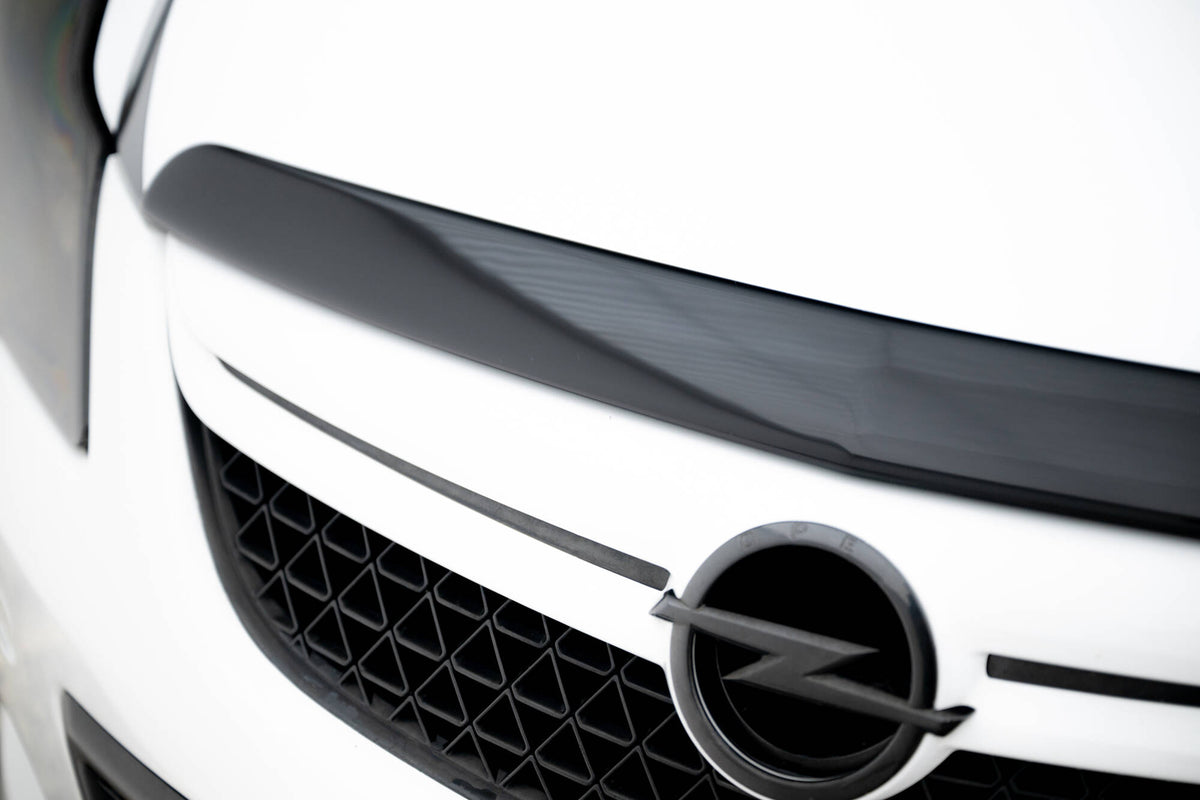 Maske Erweiterung Opel Corsa D OPC / VXR schwarz Hochglanz – Ansicht 3