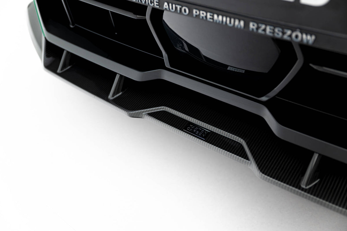 Prepreg Carbon Fiber Street+ Spoilerlippe Front Ansatz passend für BMW X5 M F95 Facelift – Ansicht 4