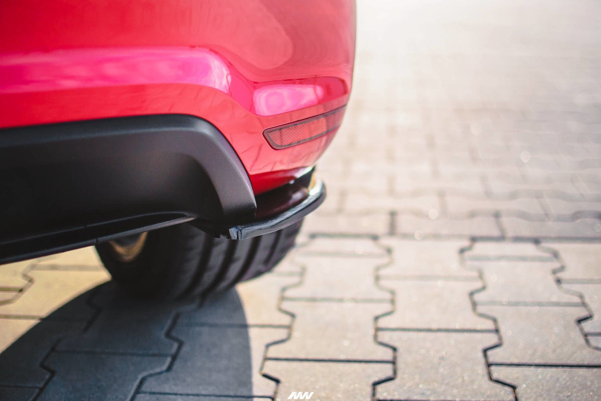 Heck Ansatz Flaps Diffusor passend für VW Polo GTI Mk5  schwarz Hochglanz – Ansicht 2