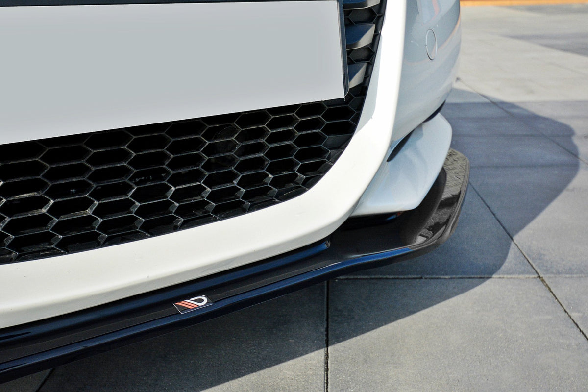 Street+ Spoilerlippe Front Ansatz V.1 passend für HONDA CR-Z  schwarz Hochglanz – Ansicht 4