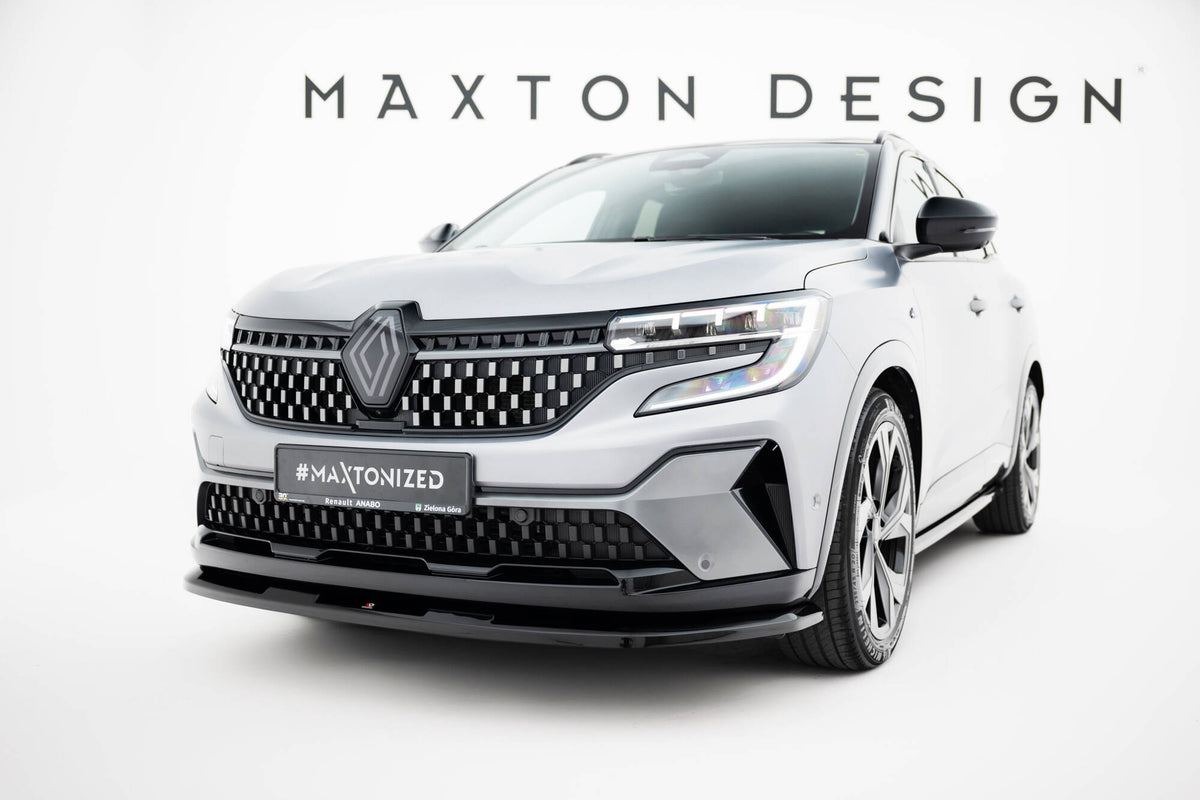 Street+ Spoilerlippe Front Ansatz passend für Renault Austral Iconic / Iconic Esprit Alpine  Mk1 schwarz Hochglanz – Ansicht 3