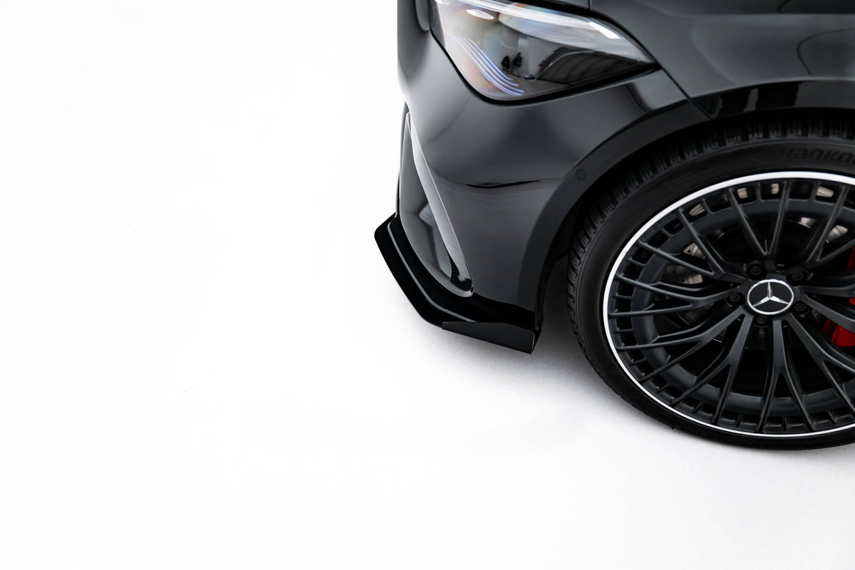 Front Stoßstange Flaps passend für Flaps Mercedes-AMG CLE 53 C236 schwarz Hochglanz – Ansicht 6