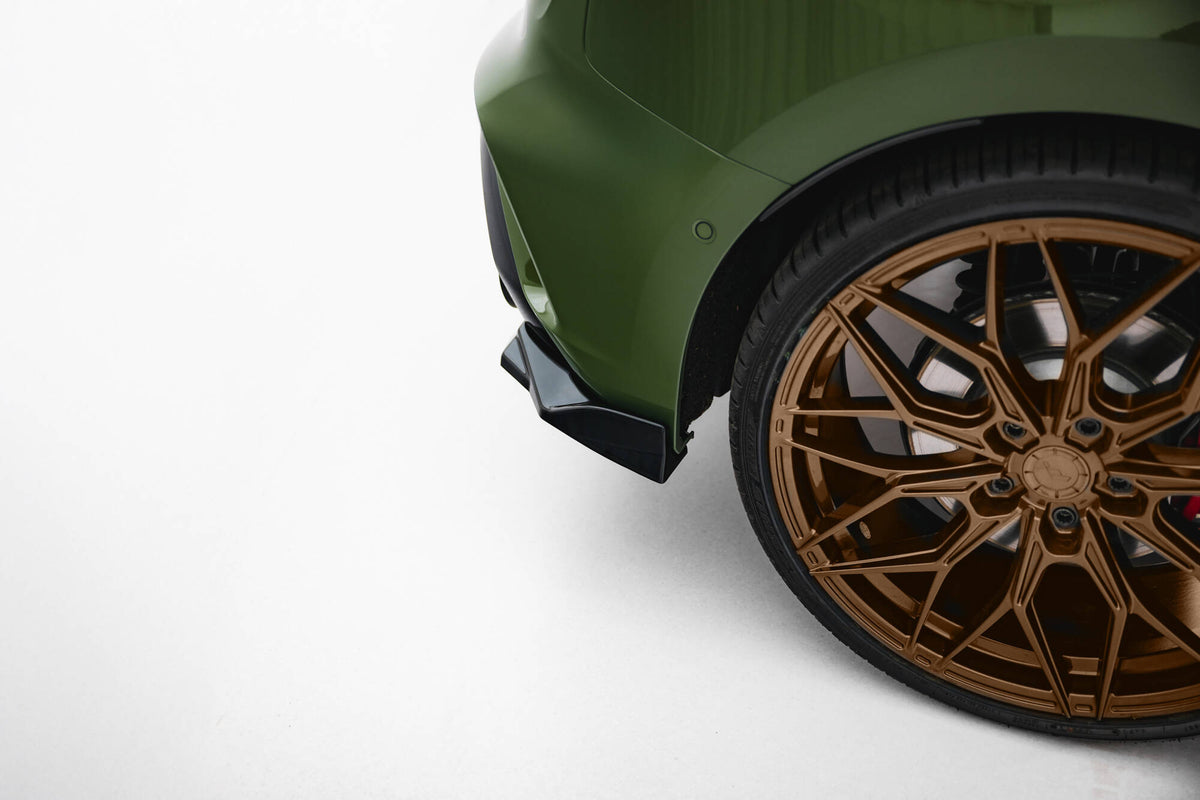 Heck Ansatz Flaps Diffusor V.2 passend für Audi S3 Sportback 8Y Facelift schwarz Hochglanz – Ansicht 4