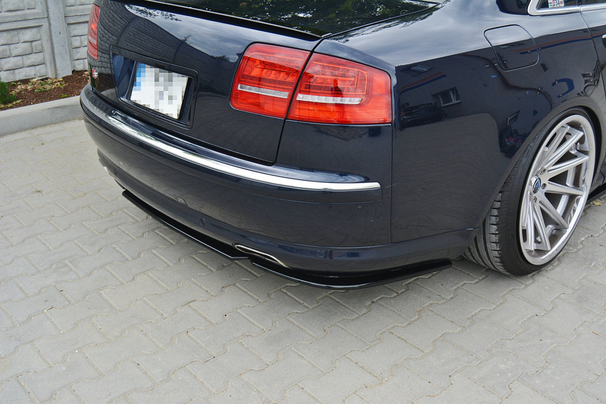 Heckansatz Audi A8 W12 D3  schwarz Hochglanz – Ansicht 4