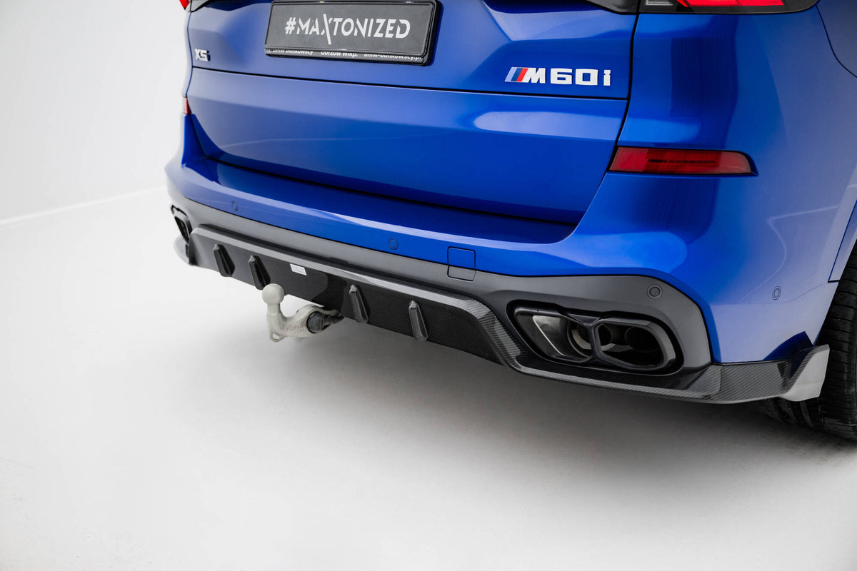 Prepreg Carbon Fiber Diffusor Heck Ansatz passend für BMW X5 M-Paket G05 – Ansicht 11