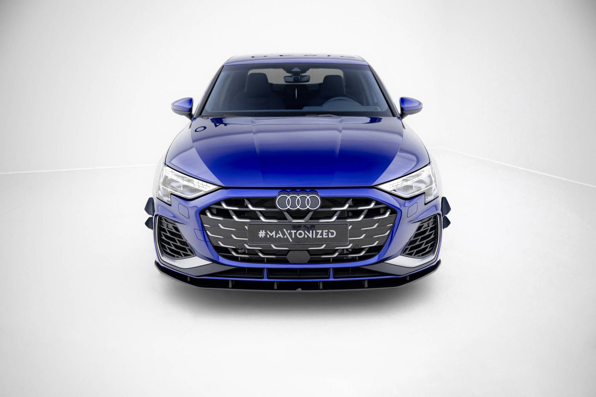 Street Pro Street+ Spoilerlippe Front Ansatz passend für Audi A3 S-Line Limousine / S3 Limousine 8Y Facelift – Ansicht 1
