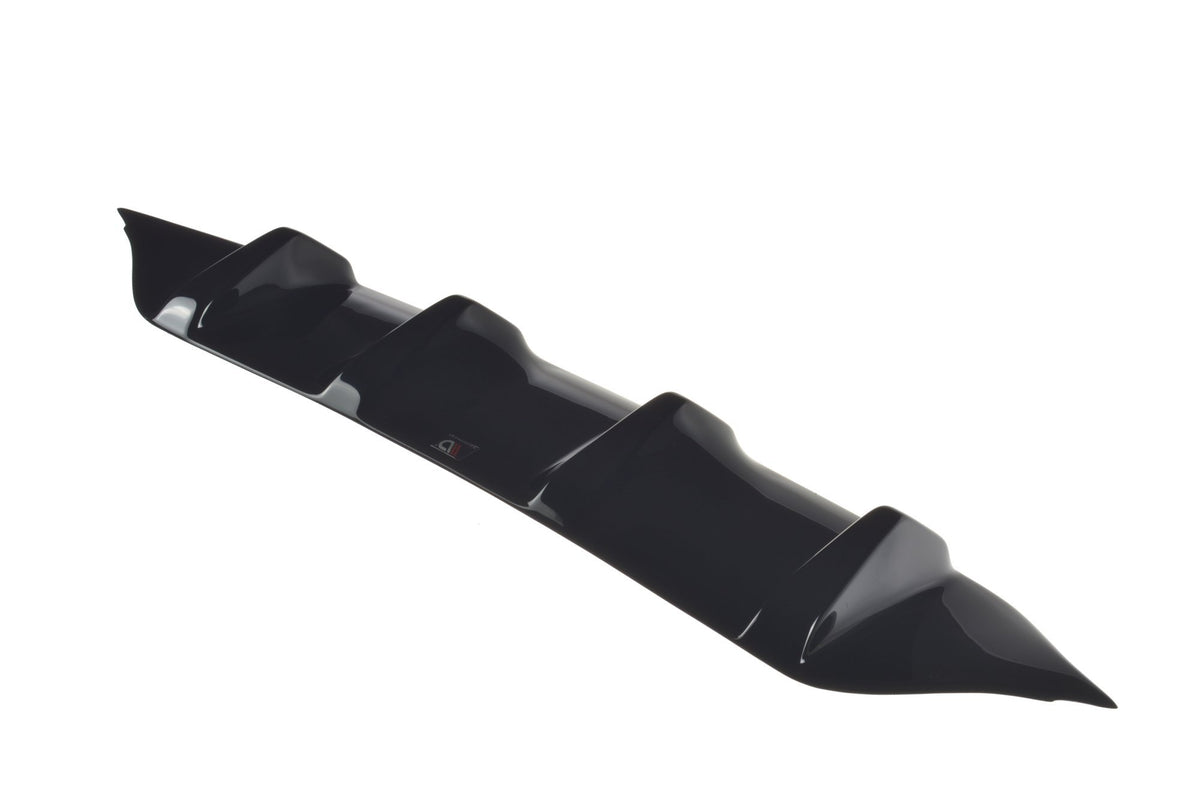 Diffusor Heck Ansatz passend für Mercedes-Benz E43 AMG / AMG-Line Limousine / Kombi  W213 / S213  schwarz Hochglanz – Ansicht 4