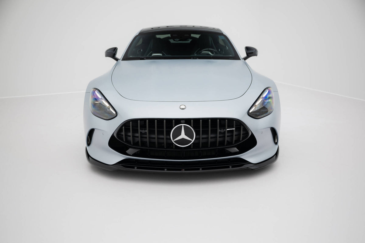 Street+ Spoilerlippe Front Ansatz V.2 passend für Mercedes-AMG GT 63 / 55 / 63 S E Performance C192 schwarz Hochglanz – Ansicht 1
