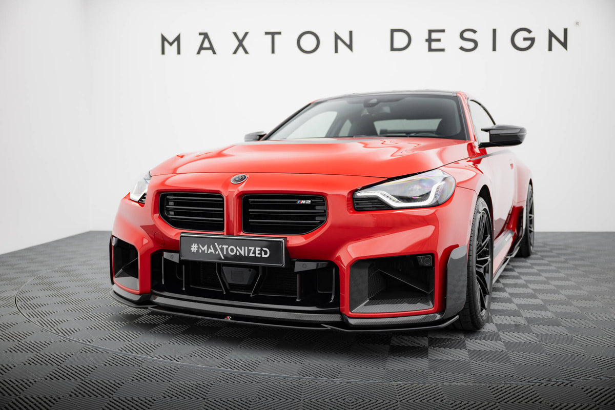 Street+ Spoilerlippe Front Ansatz passend für BMW M2 M-Performance G87 schwarz Hochglanz – Ansicht 4