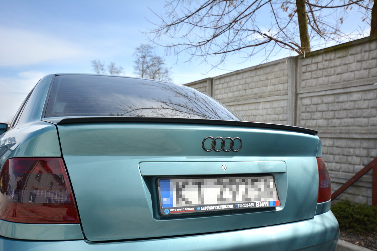 Heckspoiler Lippe Audi A4 / S4 B5 Limousine schwarz Hochglanz – Ansicht 2