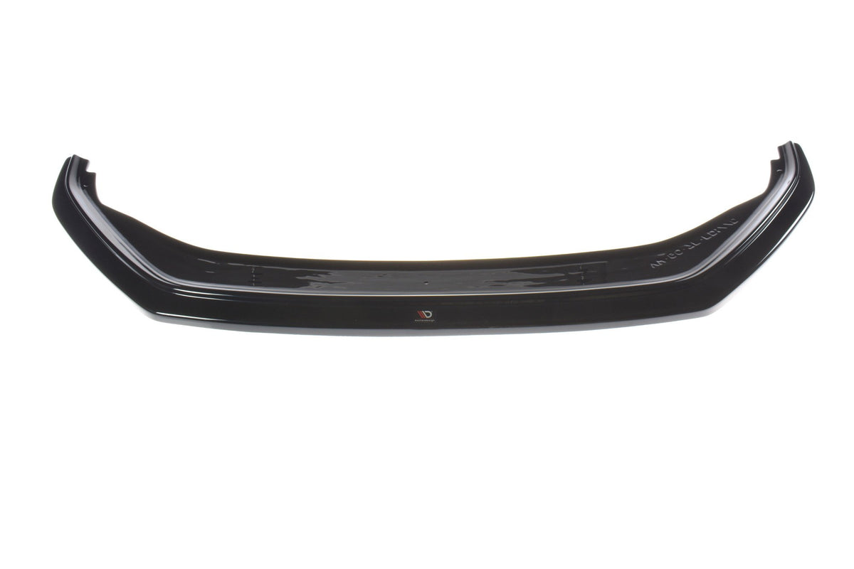Street+ Spoilerlippe Front Ansatz passend für VW Touareg R-Line Mk3 Facelift schwarz Hochglanz – Ansicht 2