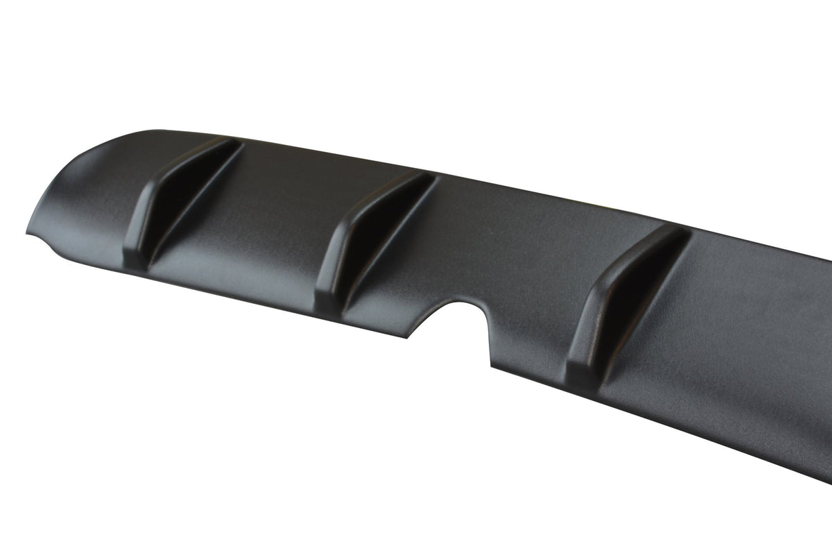 Diffusor Heck Ansatz passend für Honda Accord Limousine Mk8 schwarz Hochglanz – Ansicht 6
