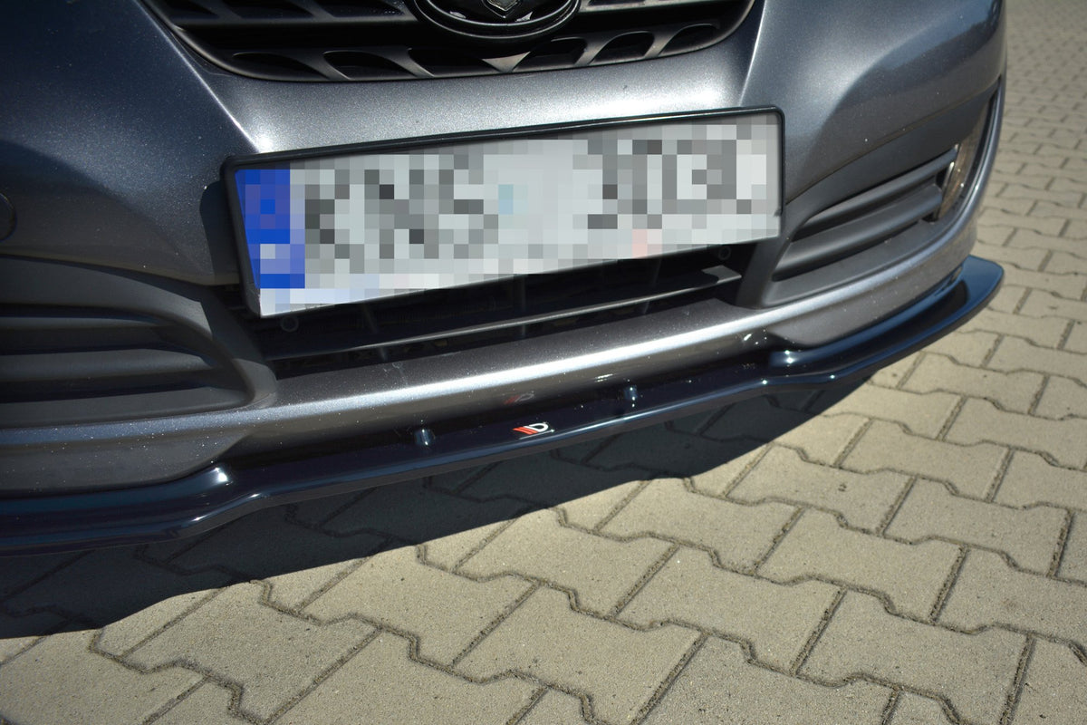 Street+ Spoilerlippe Front Ansatz passend für Hyundai Genesis Coupe Mk1 schwarz Hochglanz – Ansicht 3