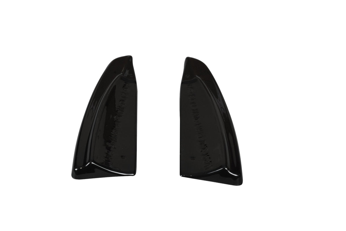Heck Ansatz Flaps Diffusor passend für Mercedes-Benz CLA AMG-Line C117  schwarz Hochglanz – Ansicht 6