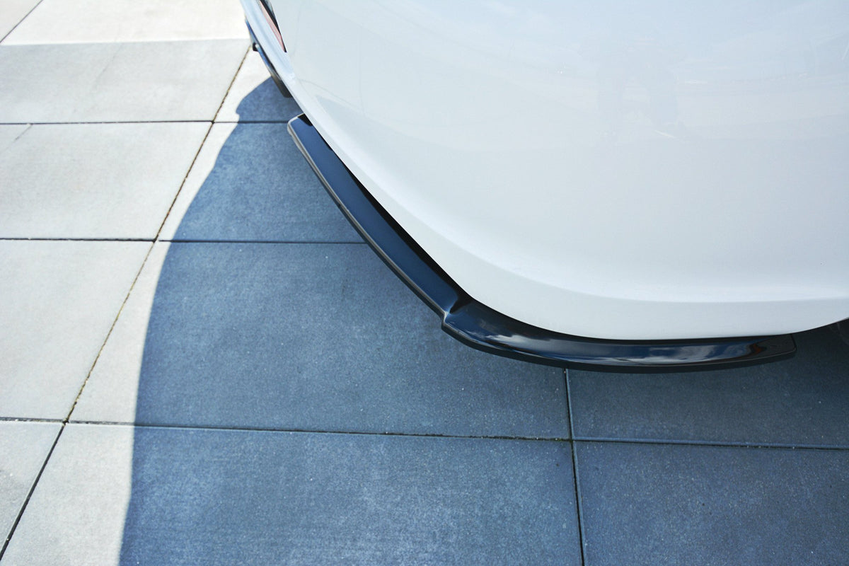 Heck Ansatz Flaps Diffusor passend für PORSCHE CAYMAN S 987C  schwarz Hochglanz – Ansicht 3